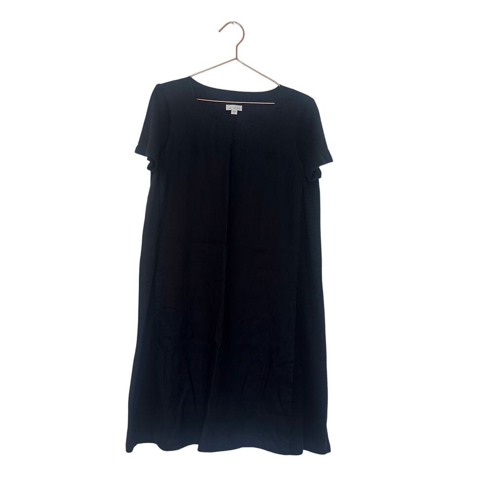 Linen purejill black dress size small